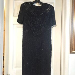 Black Beaded Dress